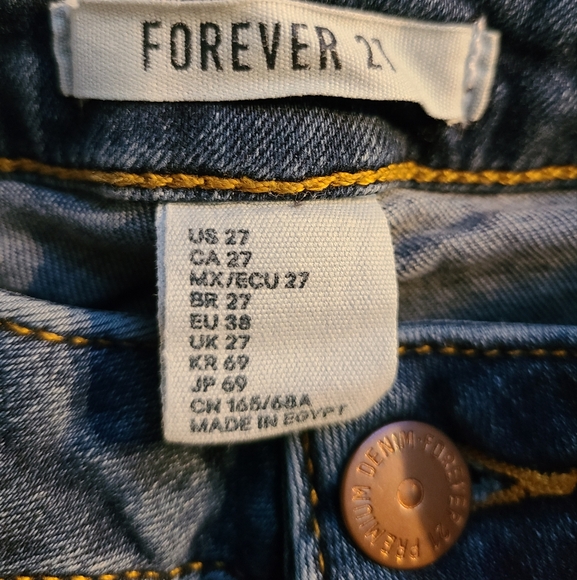 Forever 21 Blue Jeans Medium - Picture 16 of 16